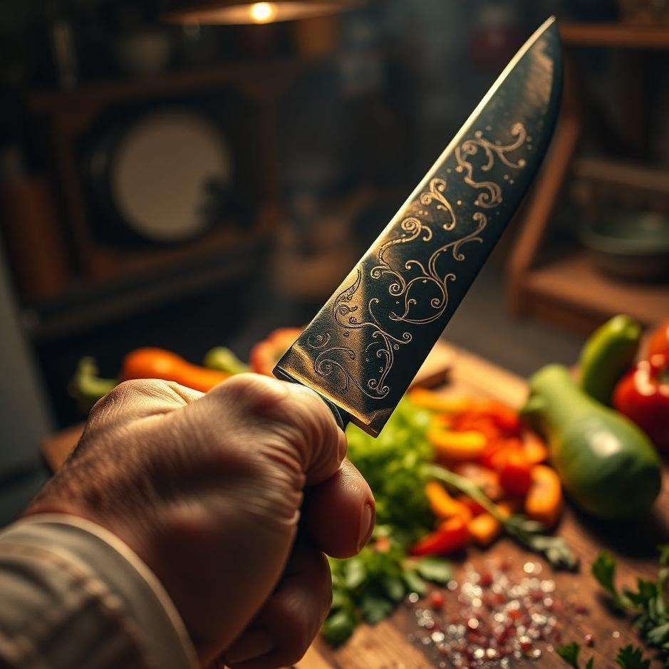 Dream : Holding a knife 