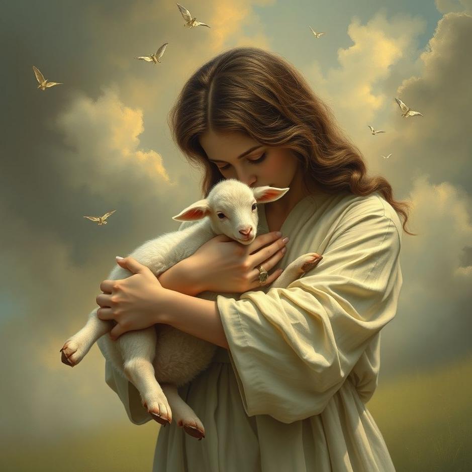 Dream : Holding a lamb in your arms in a dream