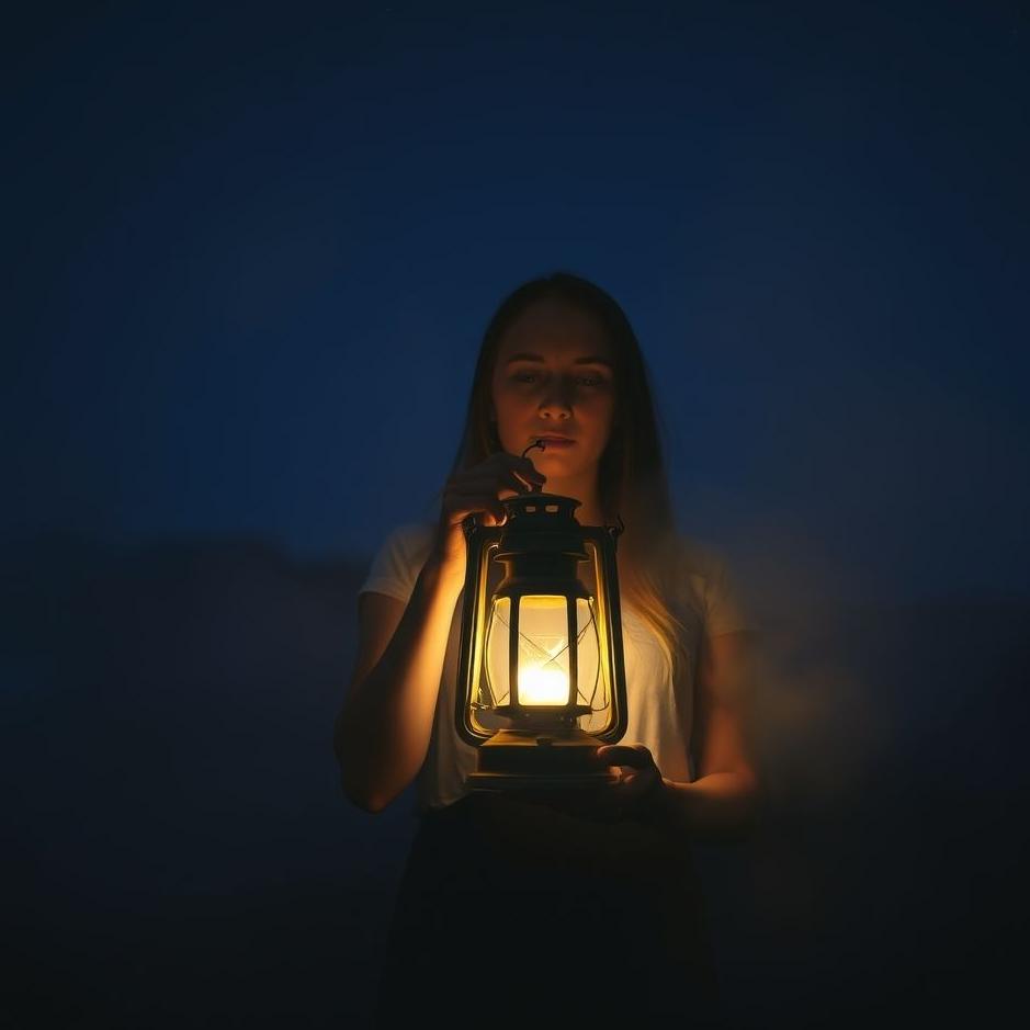 Dream Dictionary : Holding a lantern in the dark in a dream