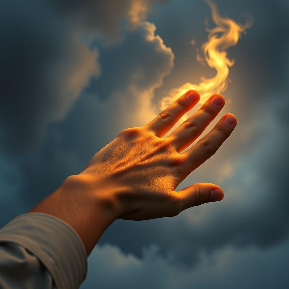 Dream : Holding a man's hand in a dream