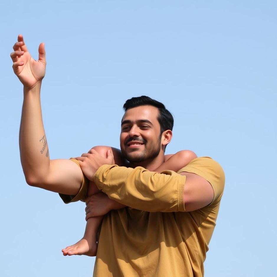 Dream : Holding a man 