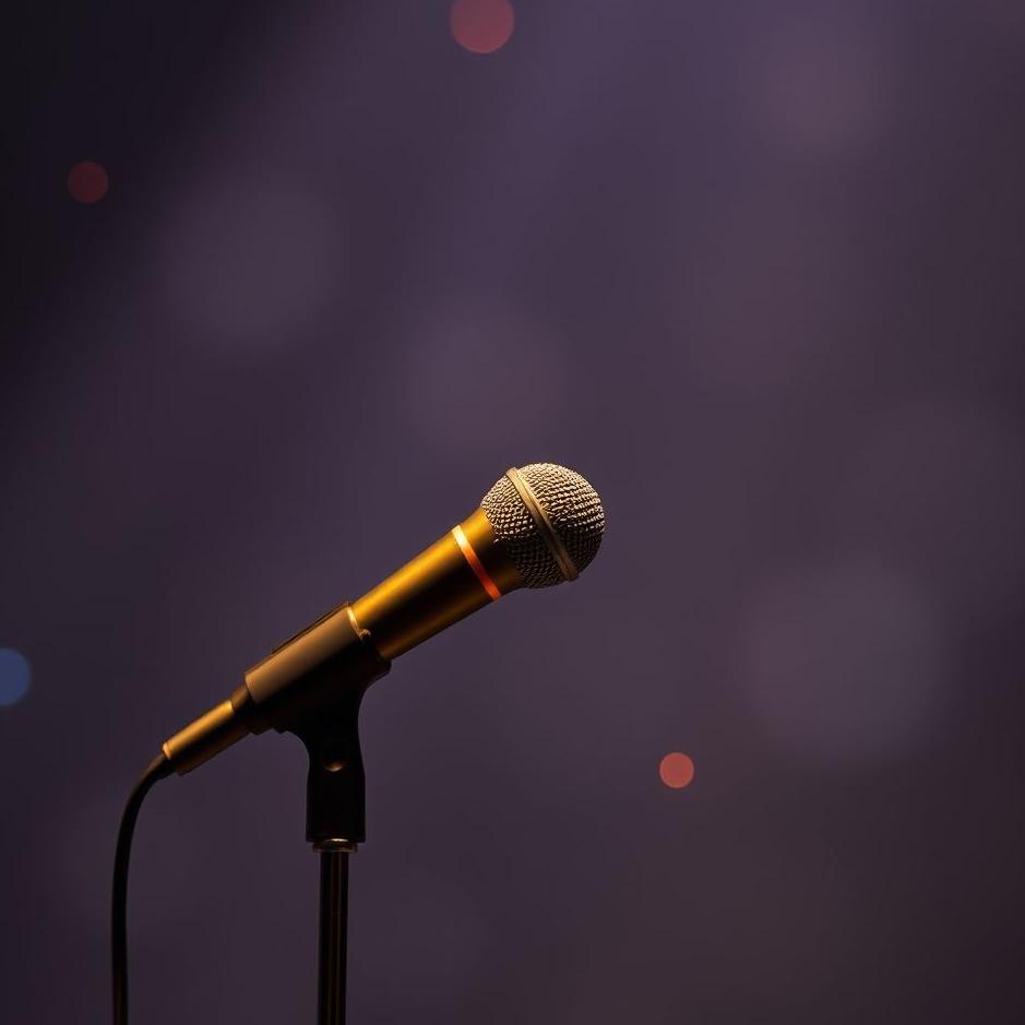 Dream : Holding a microphone in a dream