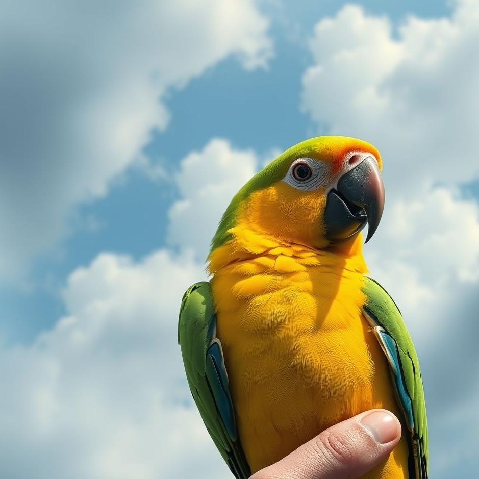 Dream : Holding a parrot in your dream