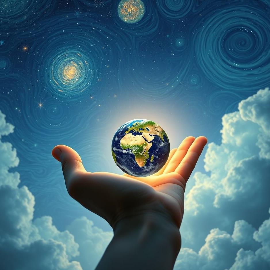 Dream Dictionary : Holding a planet in your hand in your dream
