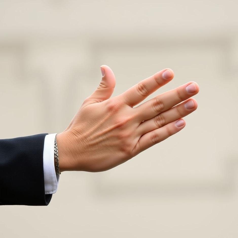 Dream : Holding a prime minister's hand