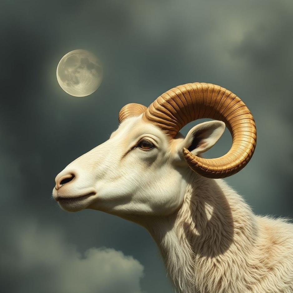 Dream : Holding a ram's horn in a dream