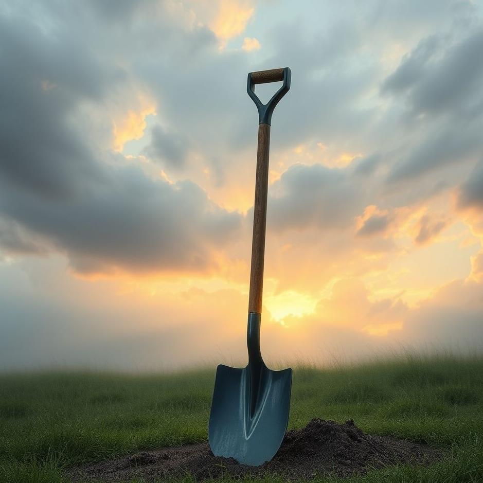 Dream : Holding a shovel in a dream