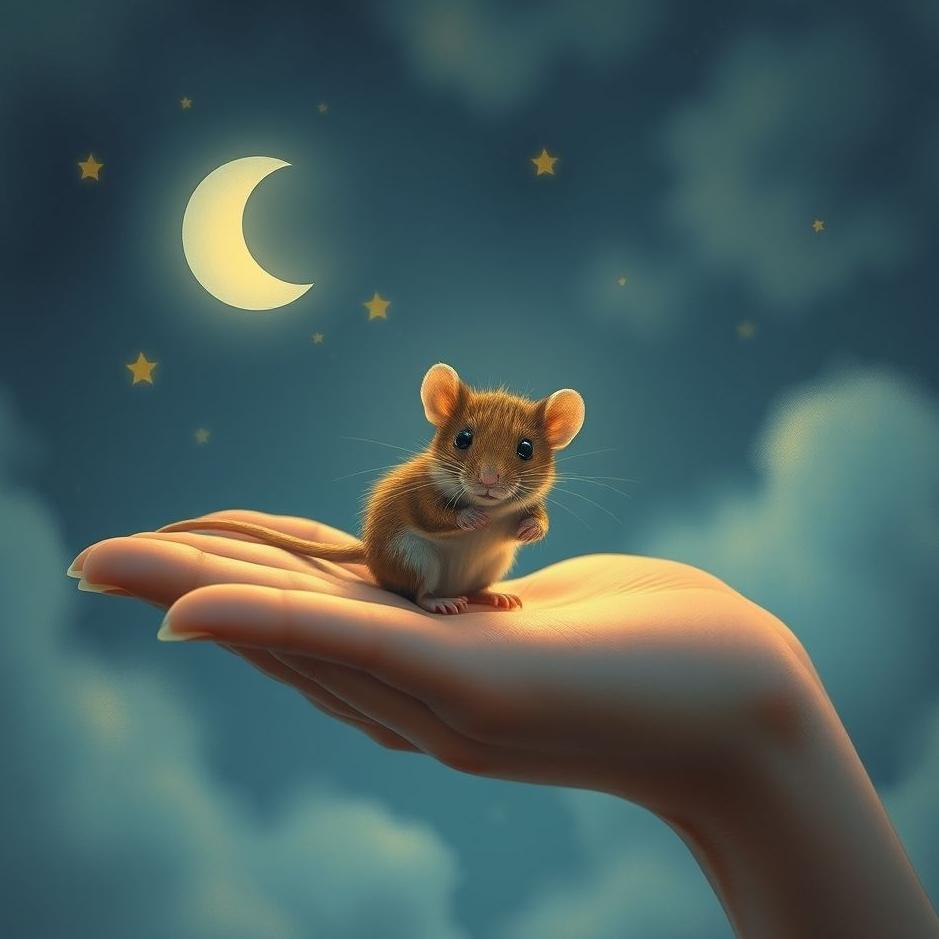Dream : Holding a small mouse in your dream