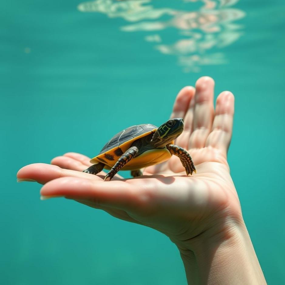 Dream : Holding a turtle in your hand in a dream