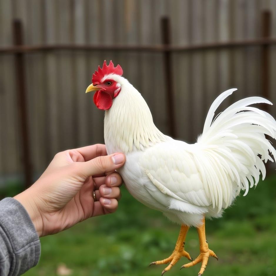 Dream : Holding a white cock 