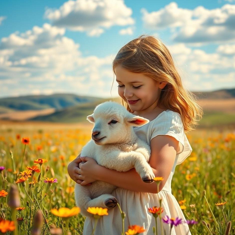 Dream Dictionary : Holding a white lamb 