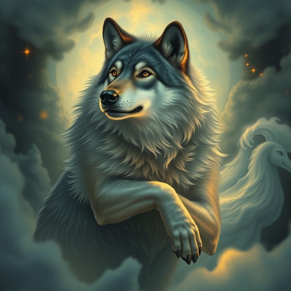 Dream : Holding a wolf in a dream