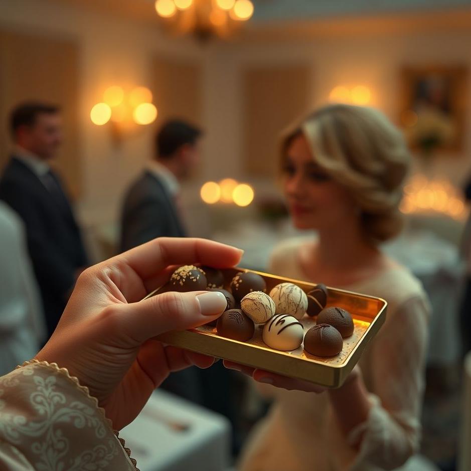 Dream : Holding chocolates for a guest in a dream