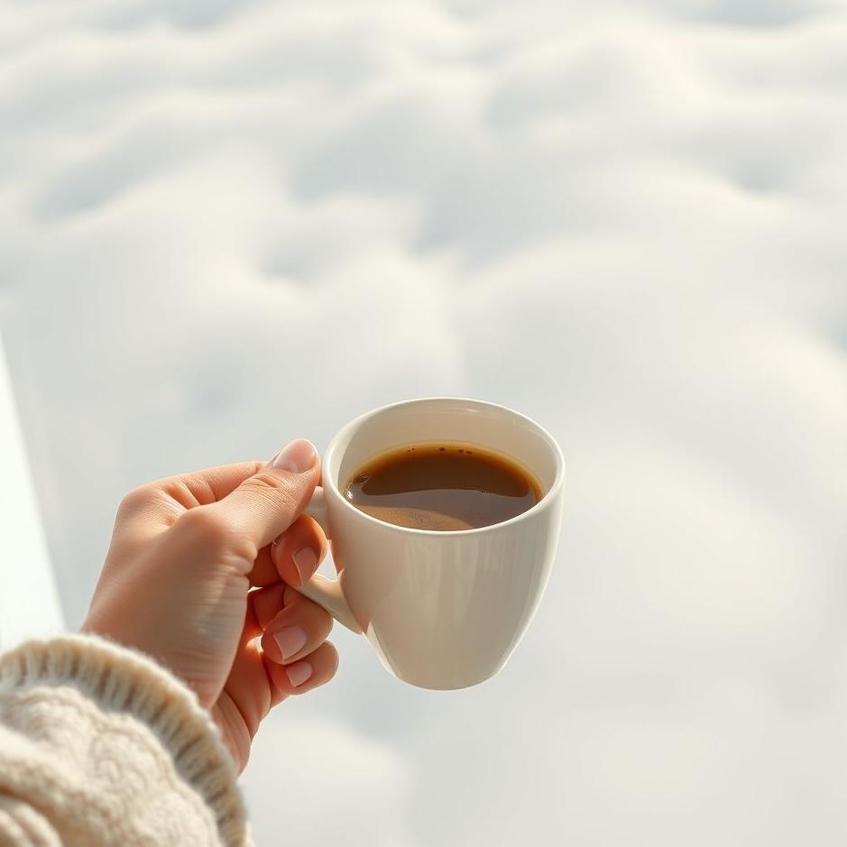 Dream : Holding coffee in a dream