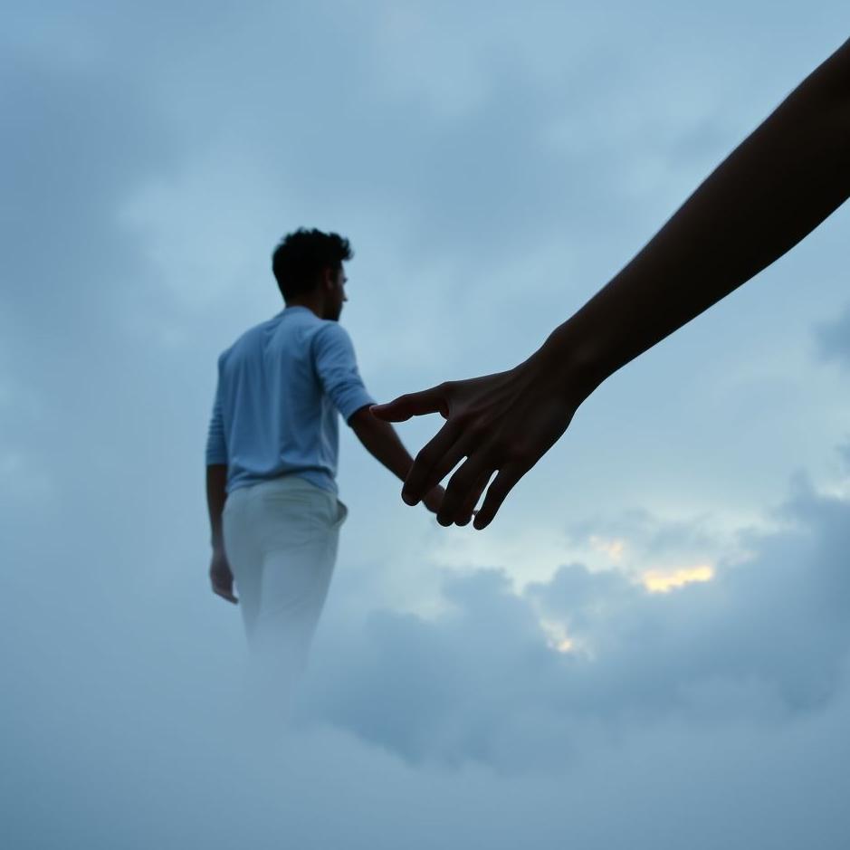 Dream : Holding hands with the man you love in a dream