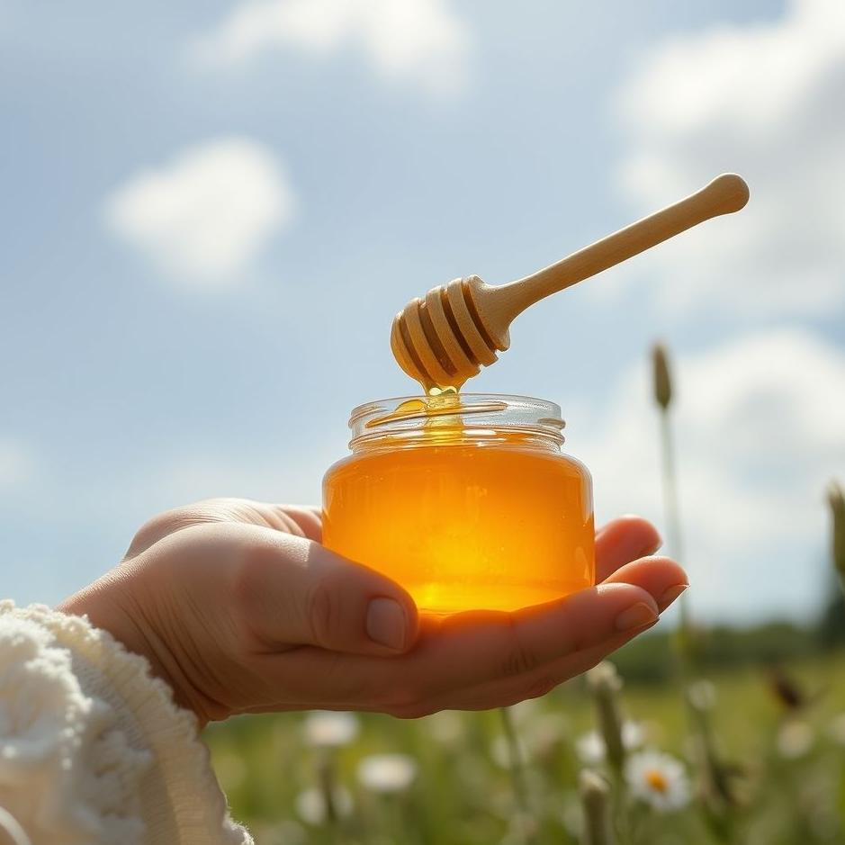 Dream : Holding honey in a dream