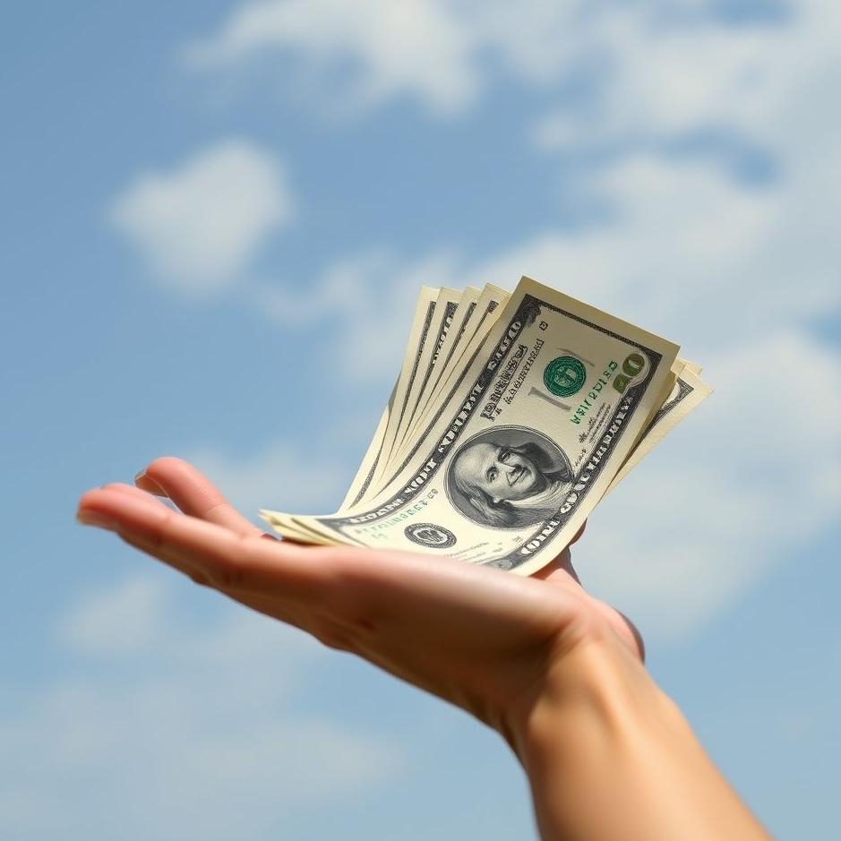 Dream : Holding money in your hand in a dream