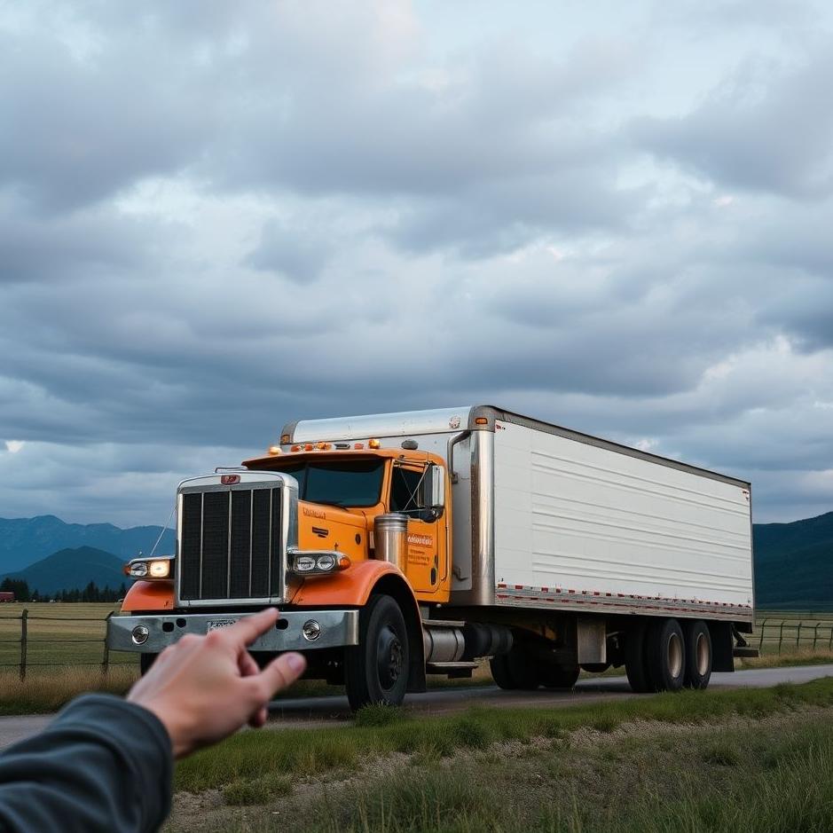 Dream : Holding on to a truck in a dream