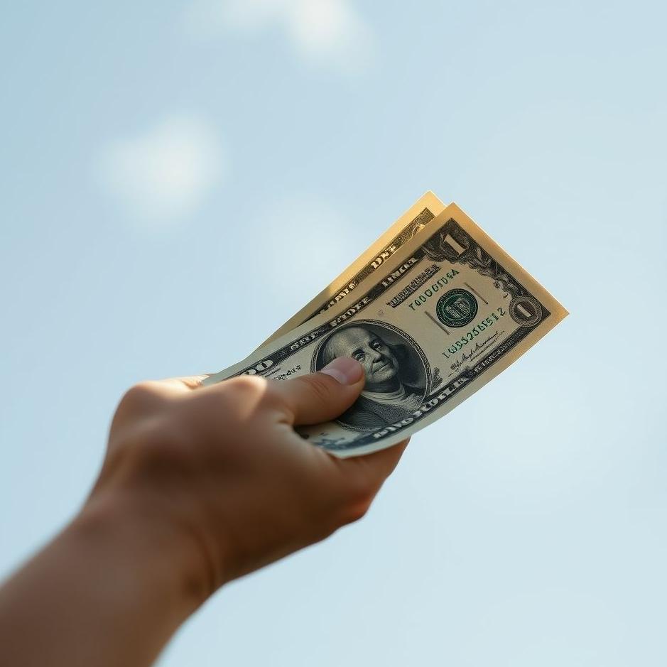 Dream : Holding paper money in your hand in a dream