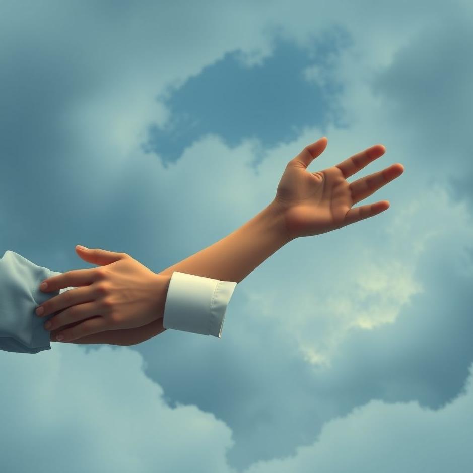 Dream : Holding the arm of your colleague in a dream
