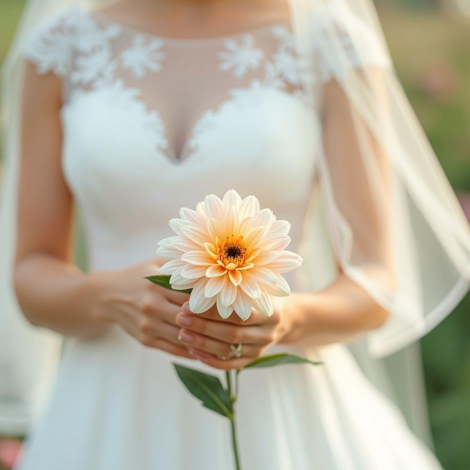 Dream : Holding the bride's flower in a dream