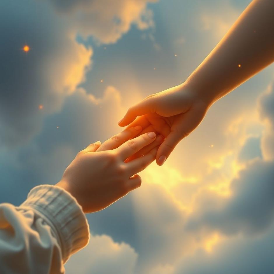 Dream : Holding the hand of the child you love in a dream