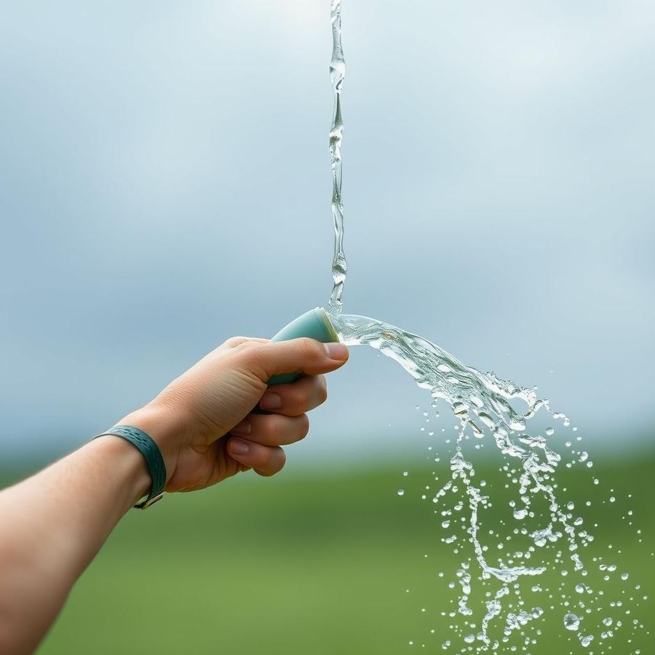 Dream Dictionary : Holding water with a hose in your dream