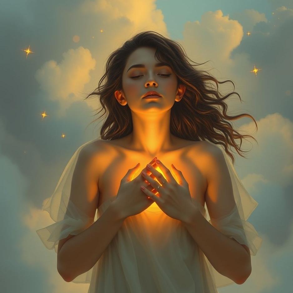 Dream : Holding your chest in a dream