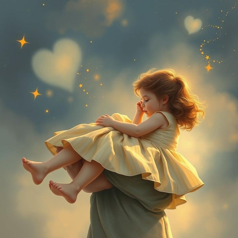 Dream : Holding your daughter in your arms in a dream