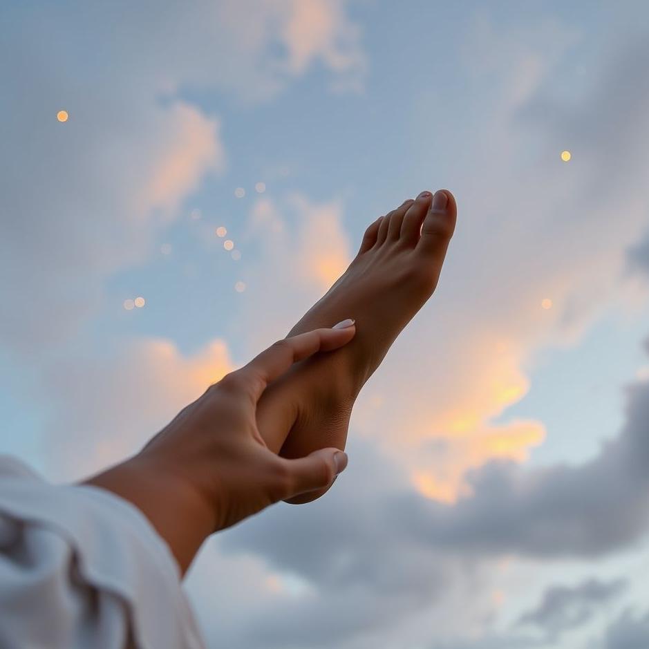 Dream : Holding your loved one's foot in a dream