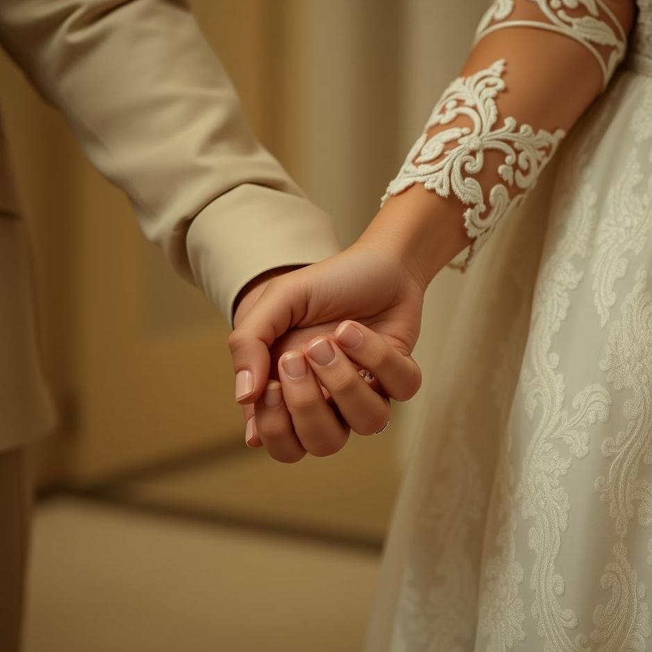 Dream : Holding your spouse's hand tightly in a dream