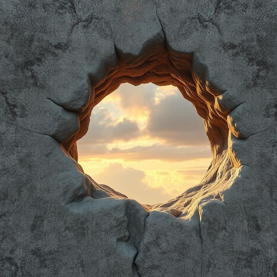 Dream : Hole in a rock in a dream