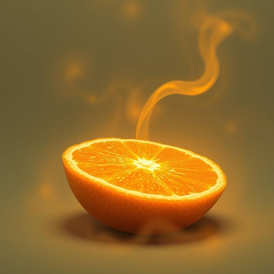Dream : Hollow orange in a dream
