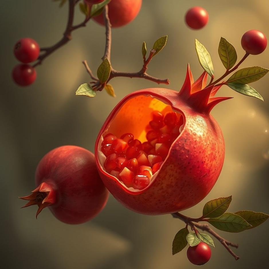 Dream : Hollow pomegranate in a dream