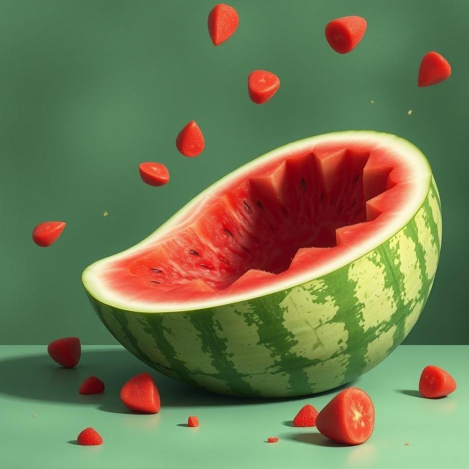 Dream : Hollow watermelon in a dream