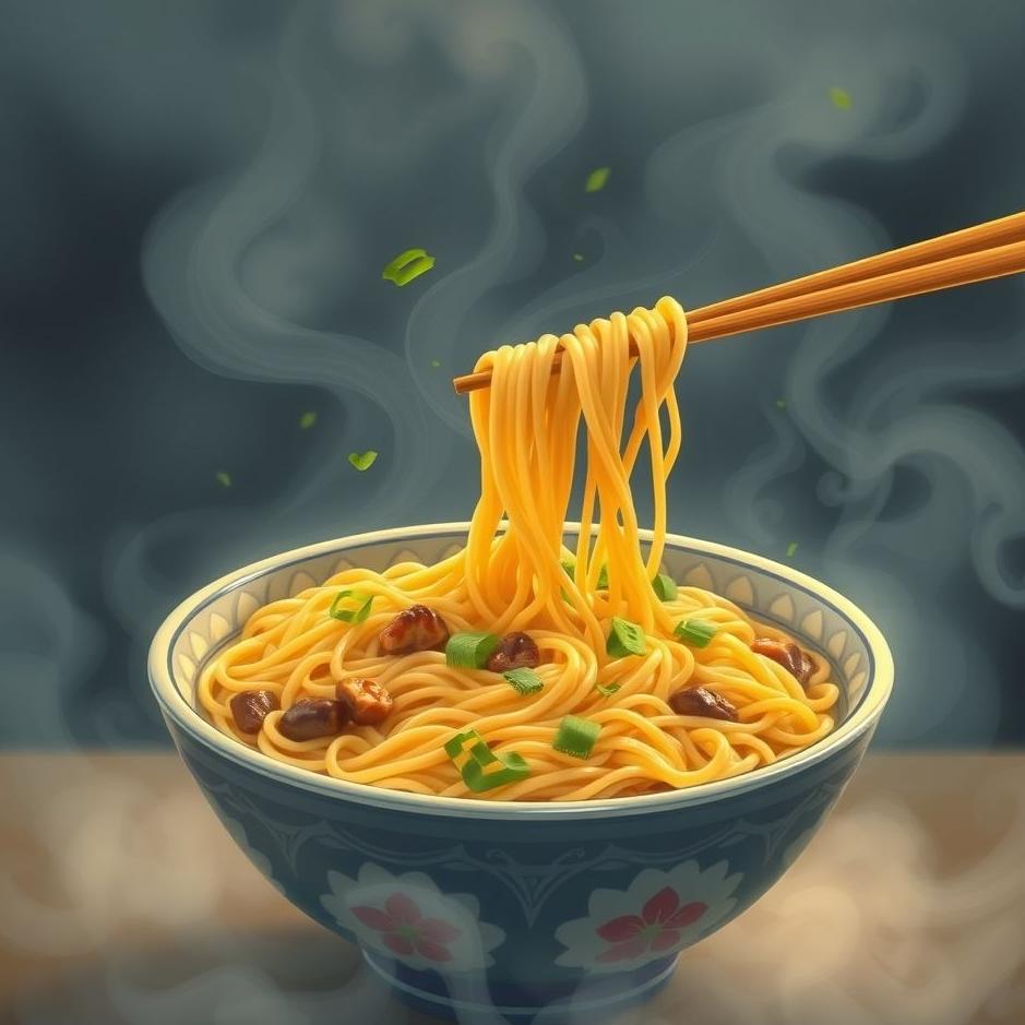 Dream : Home noodles in a dream