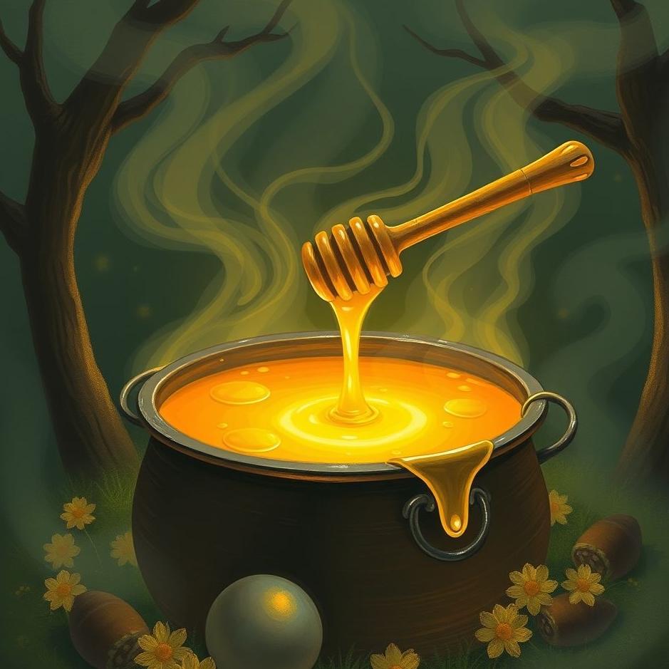 Dream : Honey in a cauldron in a dream