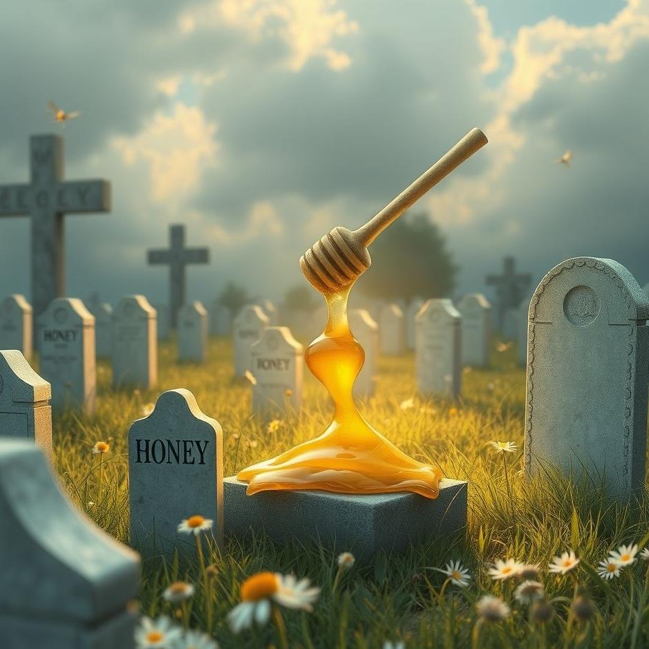 Dream : Honey in a cemetery in a dream