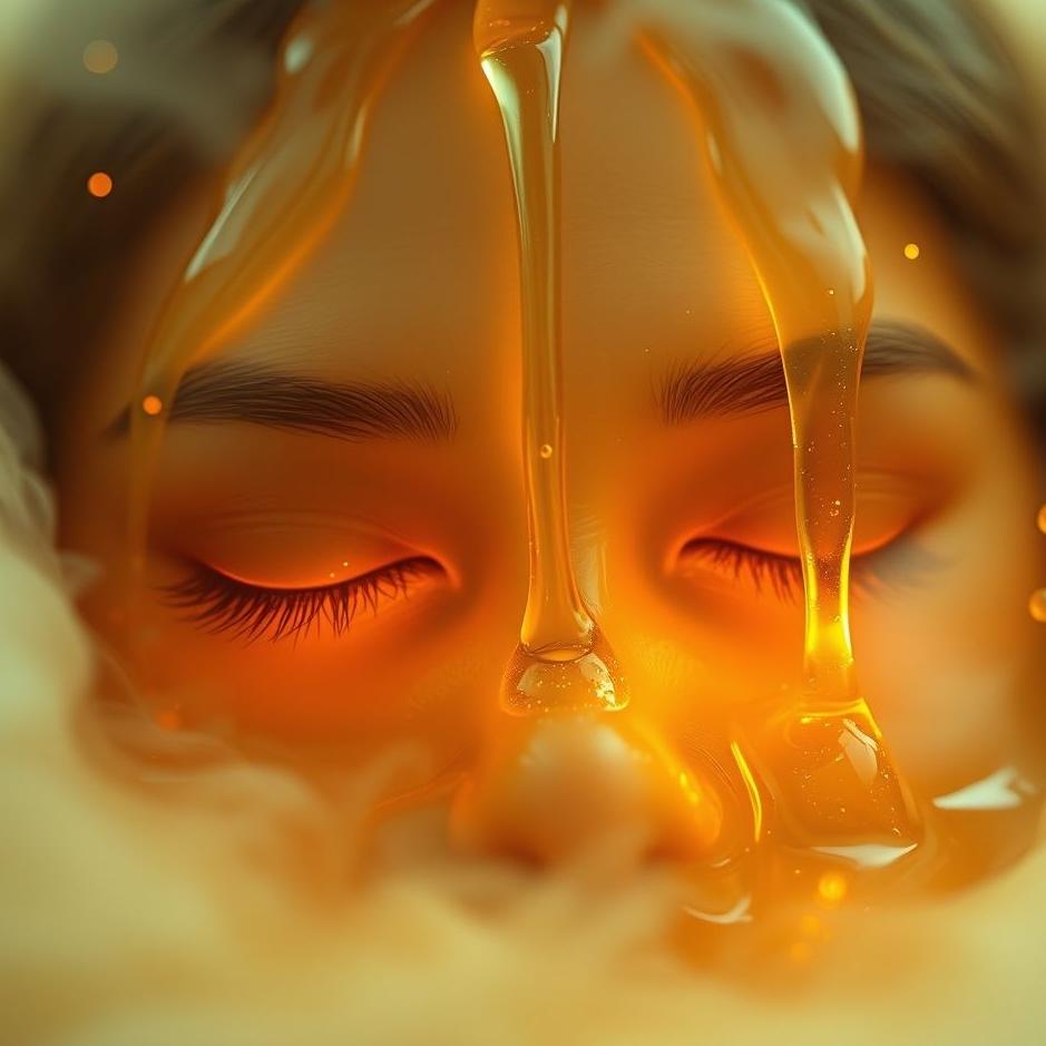 Dream : Honey on the eyes in a dream