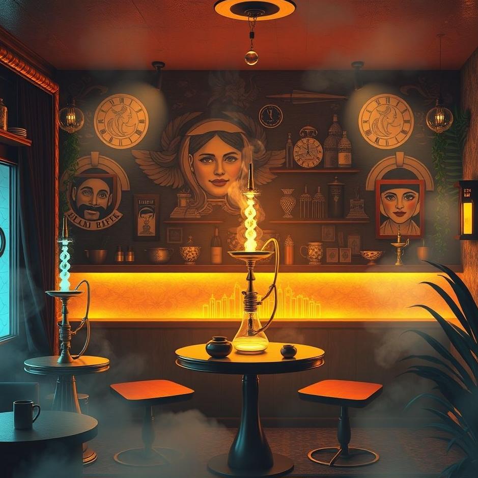Dream : Hookah cafe in a dream
