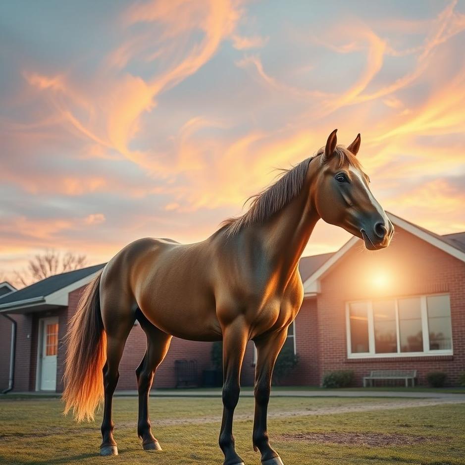 Dream : Horse at school in a dream