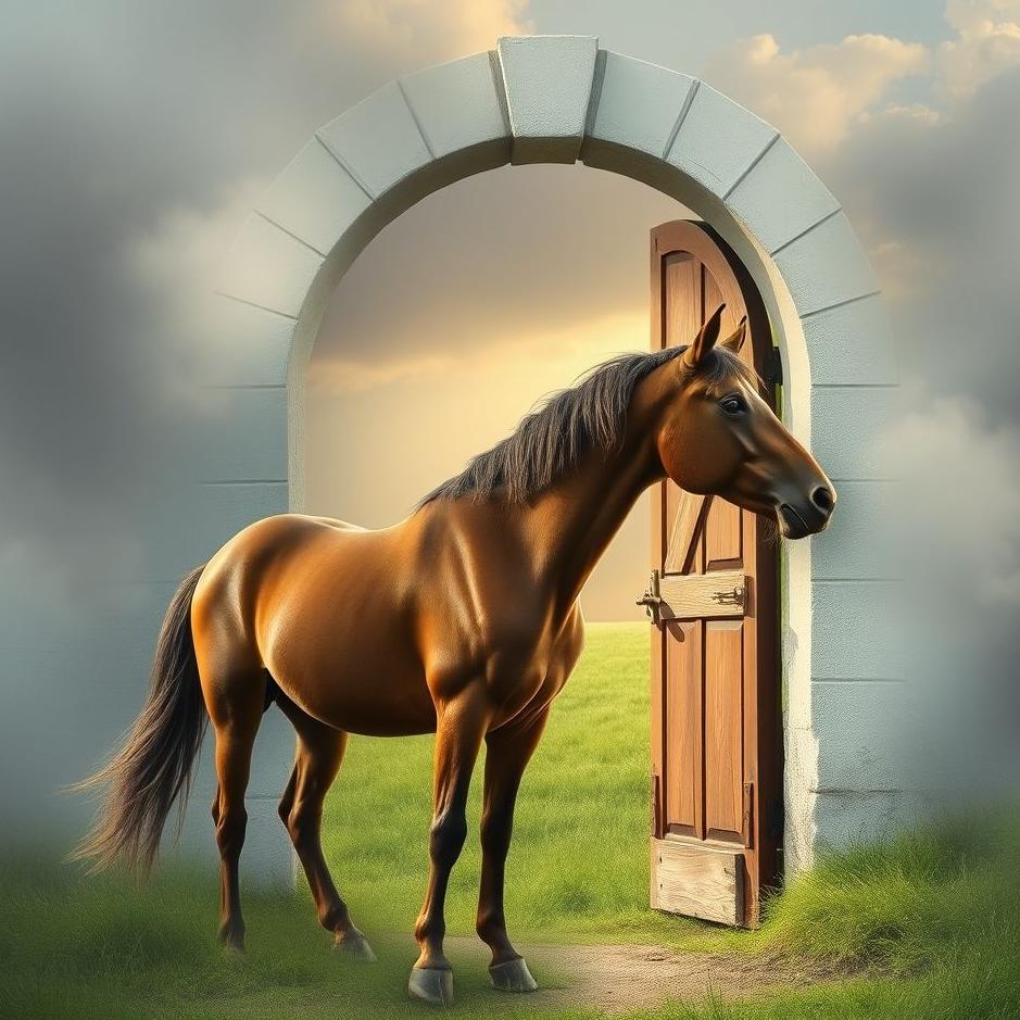 Dream : Horse at the door in a dream