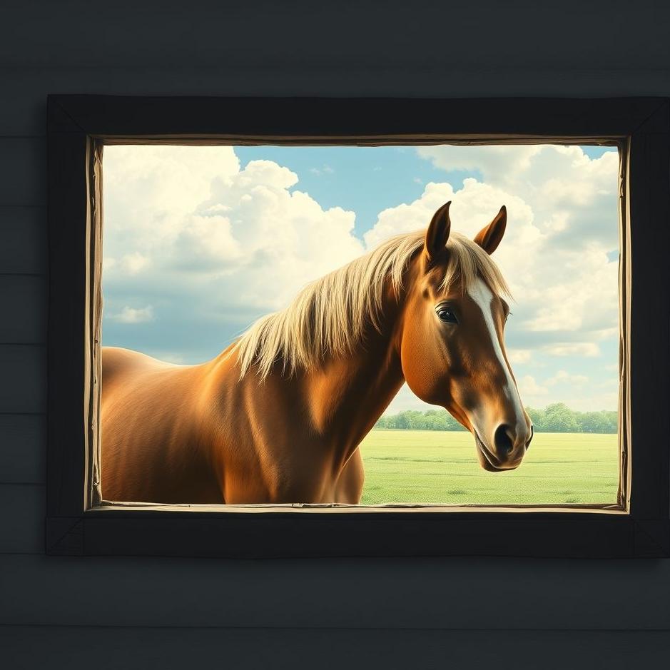 Dream : Horse at the window in a dream