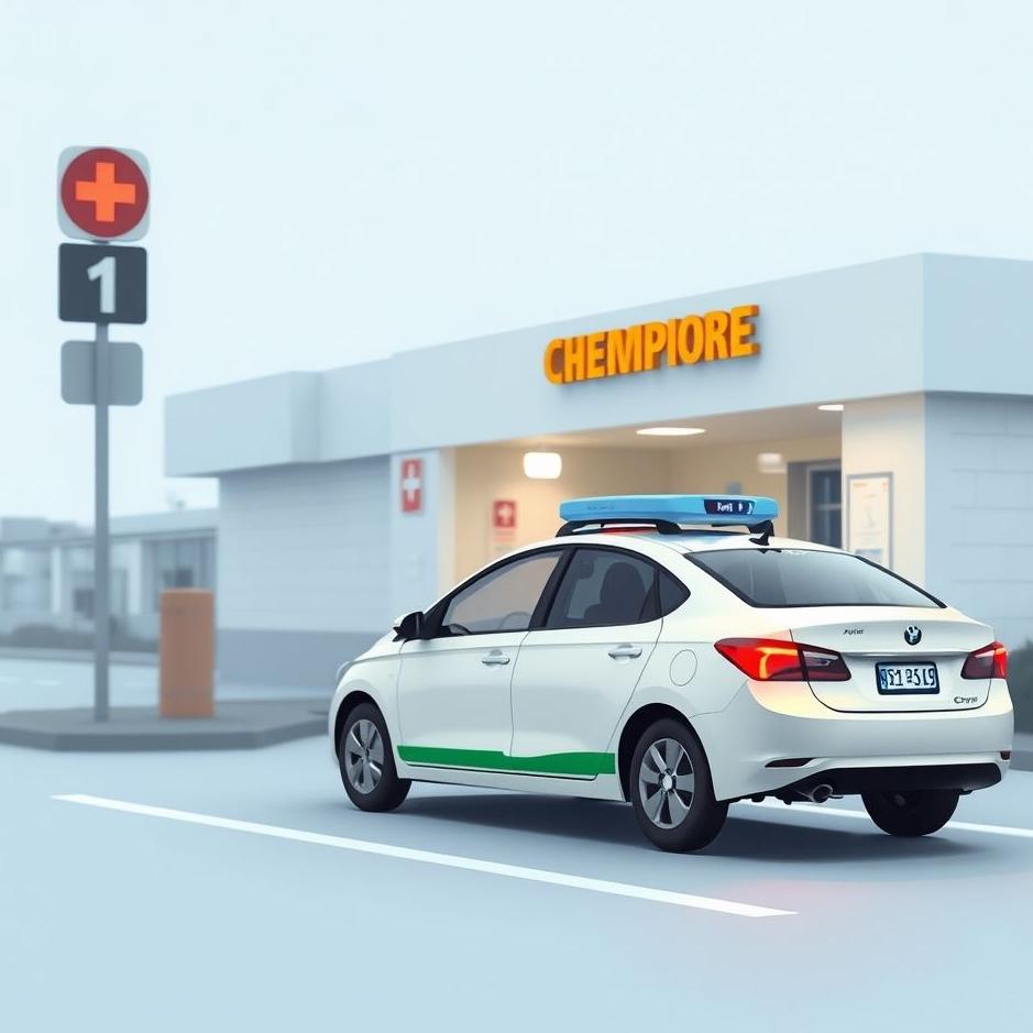 Dream : Hospital by car