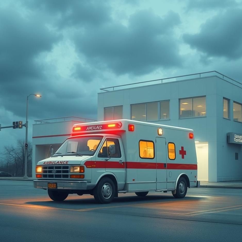 Dream Dictionary : Hospital with ambulance in the dream