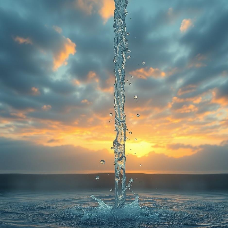 Dream : Hot water falling from the sky in a dream