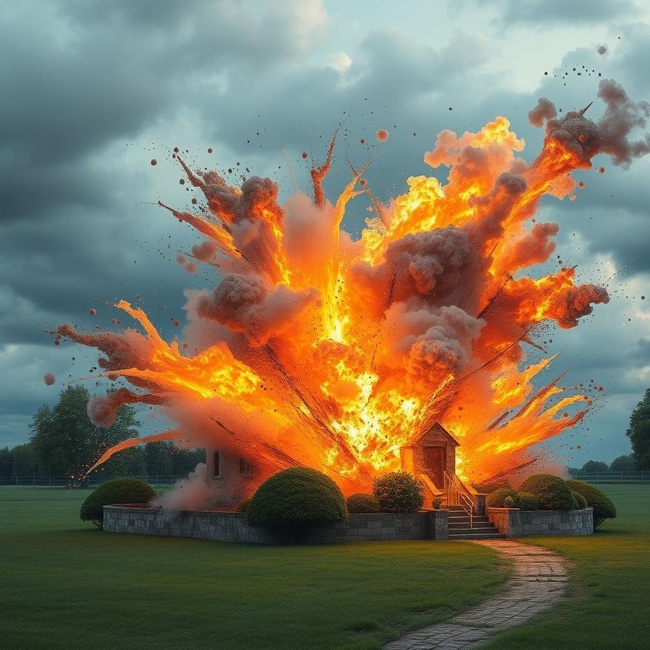 Dream : House exploding in a dream