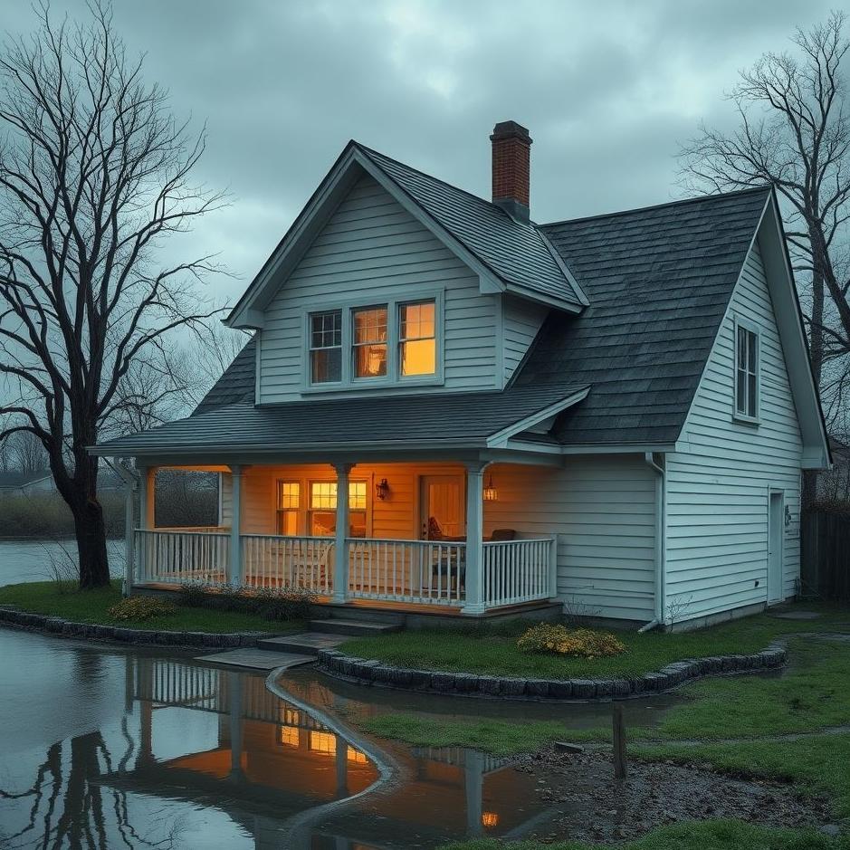 Dream : House flooded by sewage in a dream