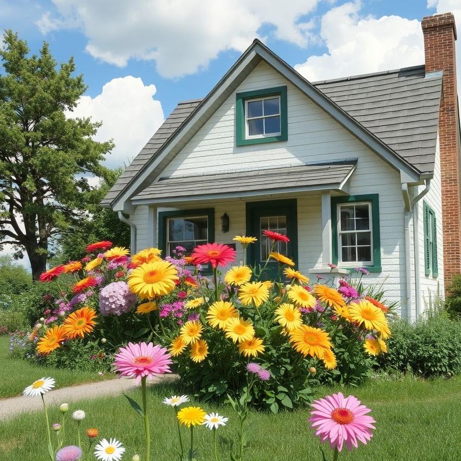 Dream : House flowers in a dream