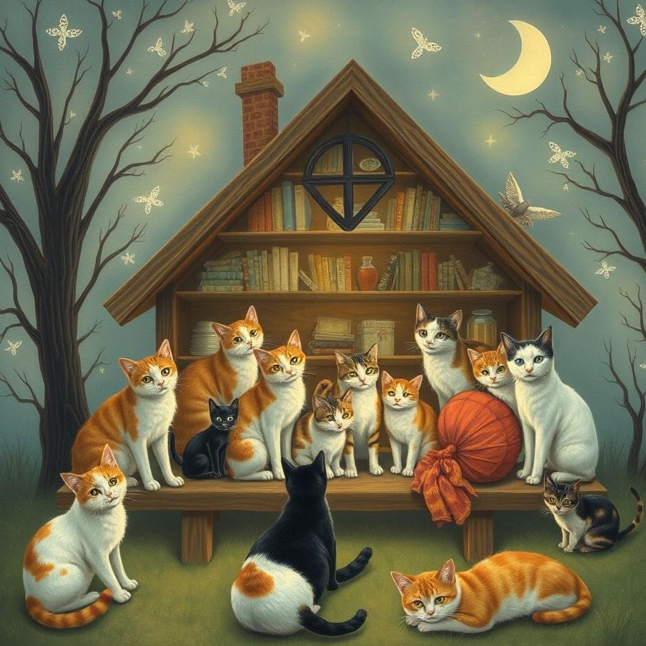 Dream : House full of cats in a dream
